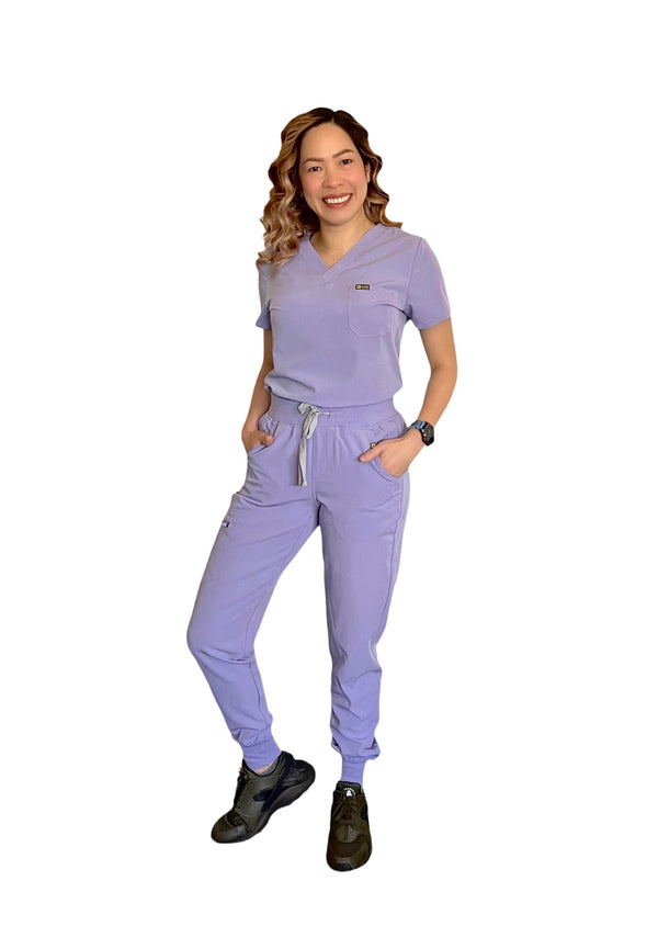 purple scrub pants joggers ozmed