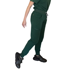 Hunter Green Jogger Scrubs Pants