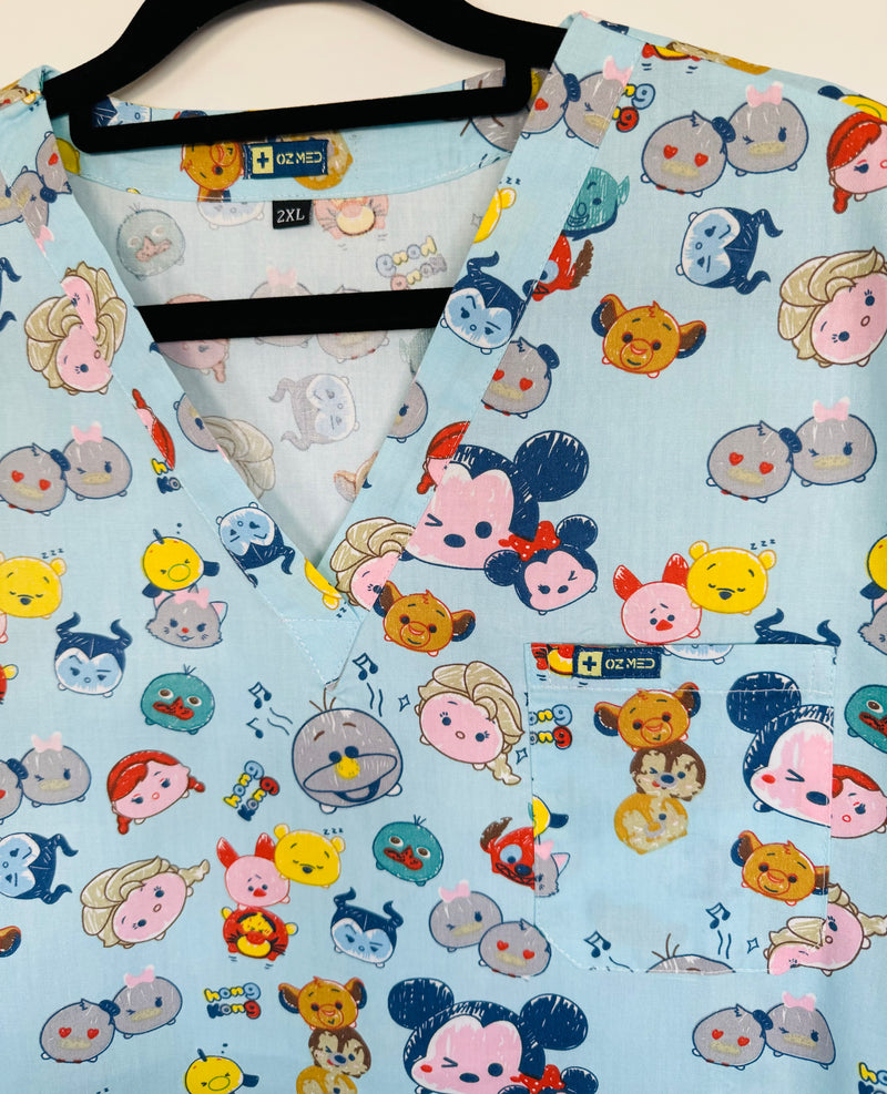 Cartoon Fun Scrubs