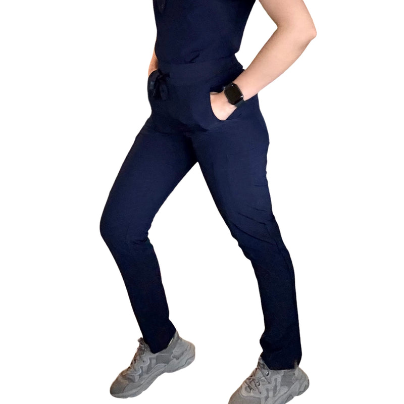 Navy Mandy Scrub Pants