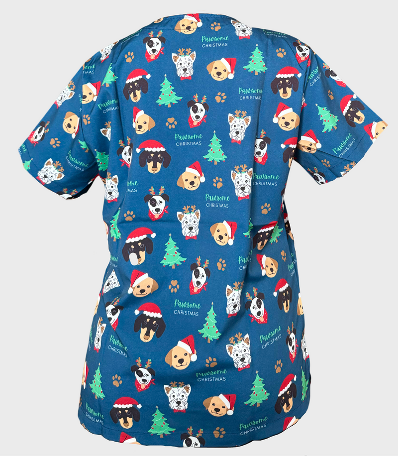 Pawsome Christmas Scrubs