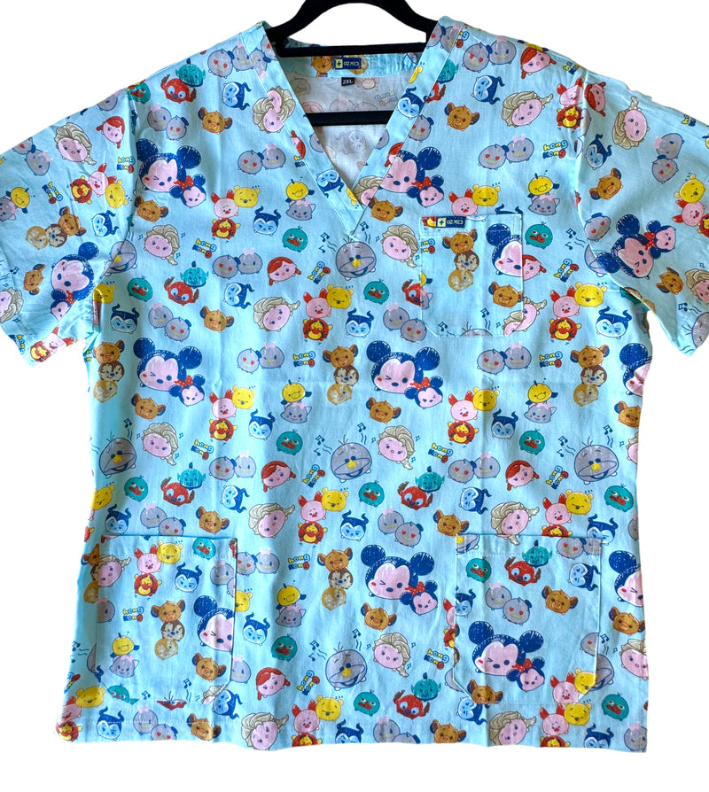 Cartoon Fun Scrubs