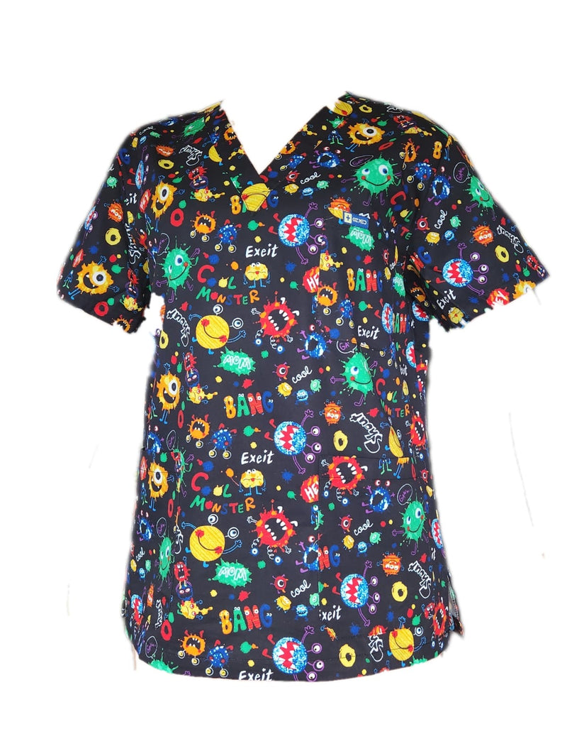 Fun printed scrubs