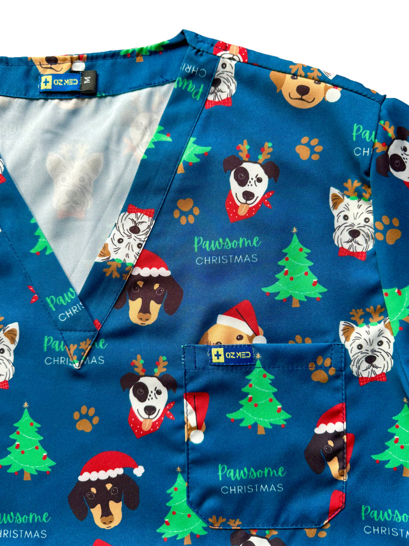 Pawsome Christmas Scrubs