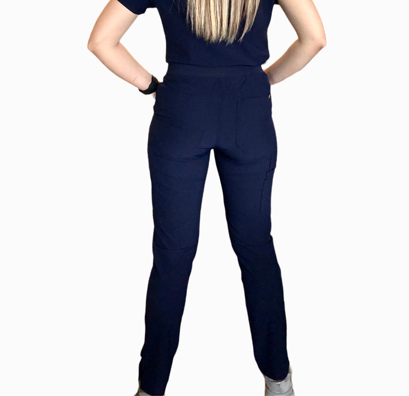 Navy Mandy Scrub Pants