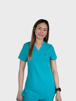 Teal scrubs ozmed