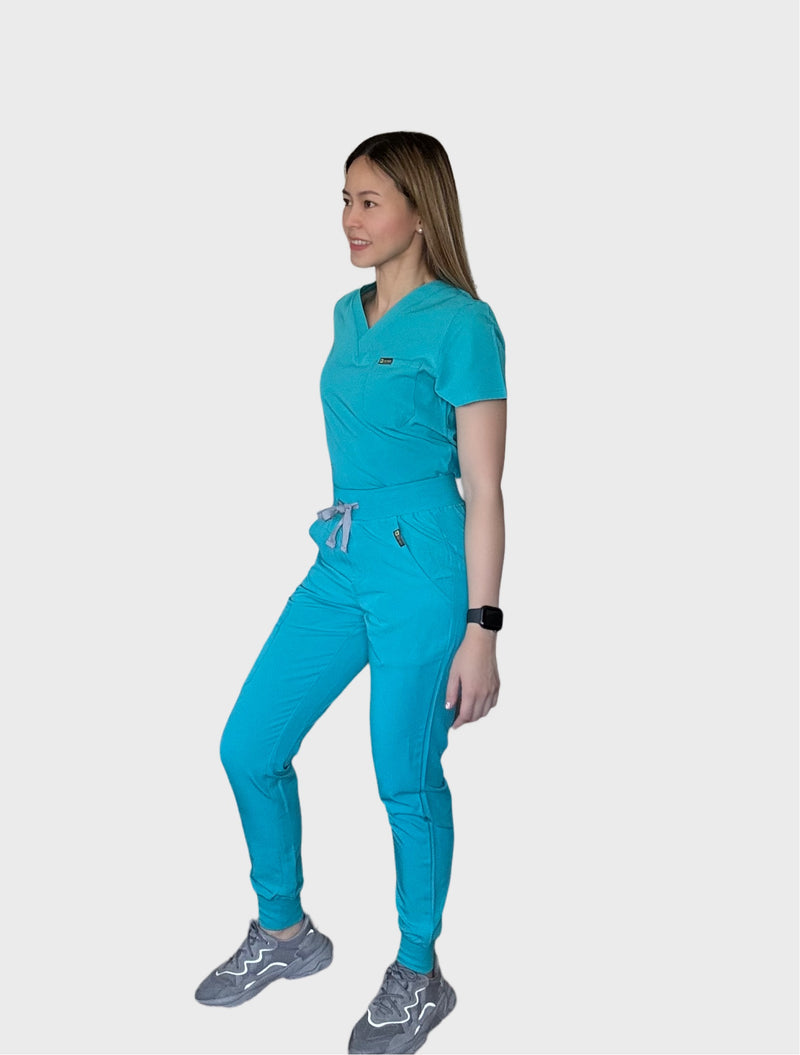 Teal scrubs ozmed