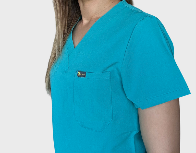 Teal scrubs ozmed