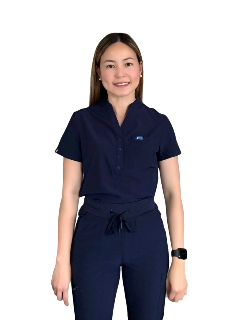 Navy Mandy Scrub Pants