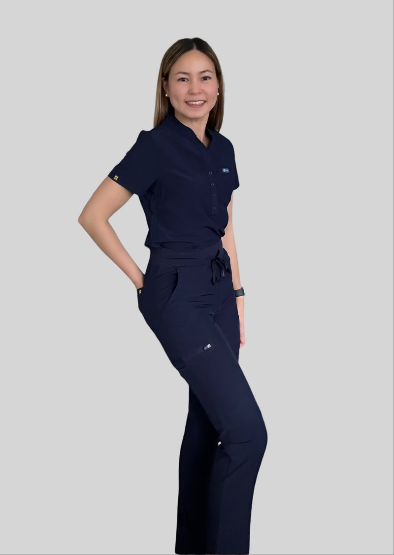 Navy Mandy Scrub Pants