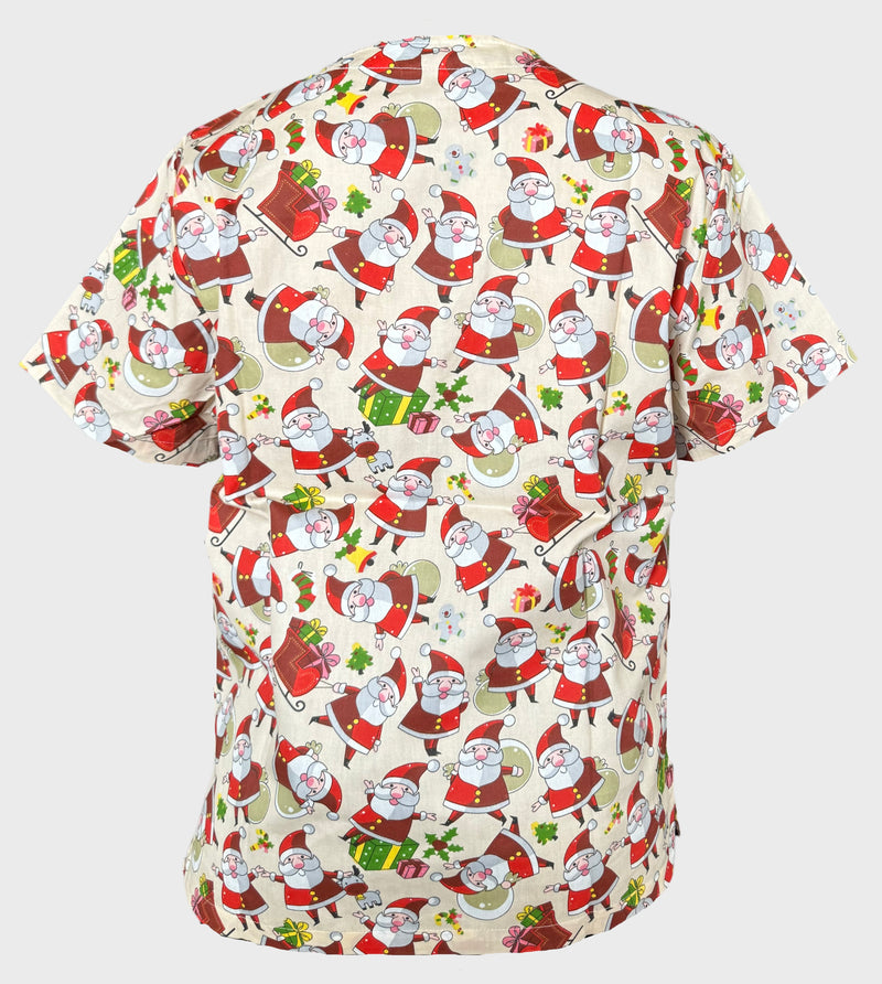 Santa Claus Scrubs, christmas scrubs