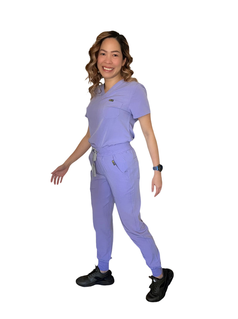 purple scrub top ozmed