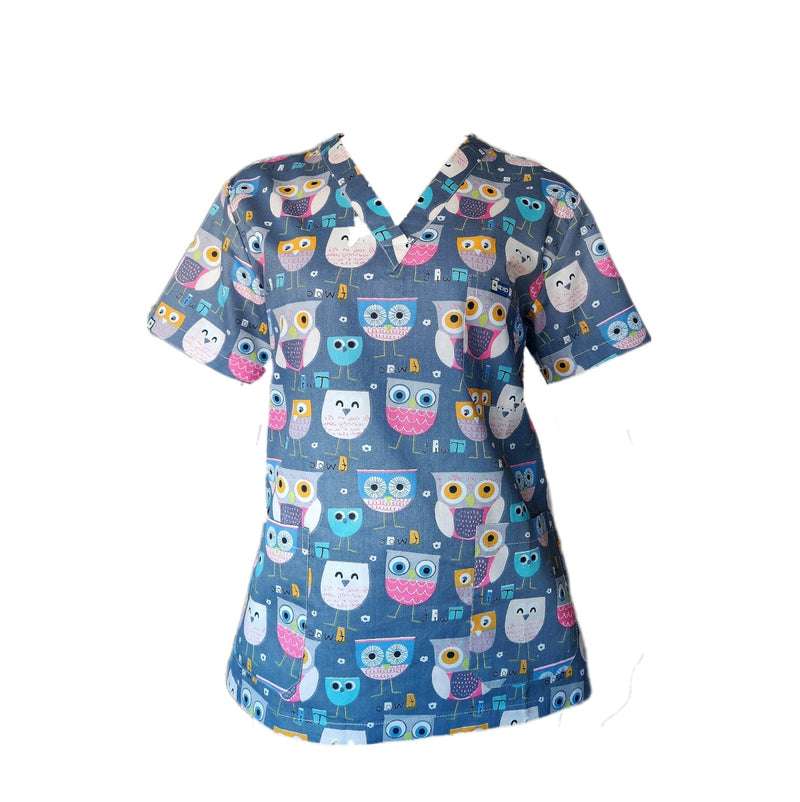 Fun printed scrubs