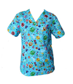 Fun printed scrubs